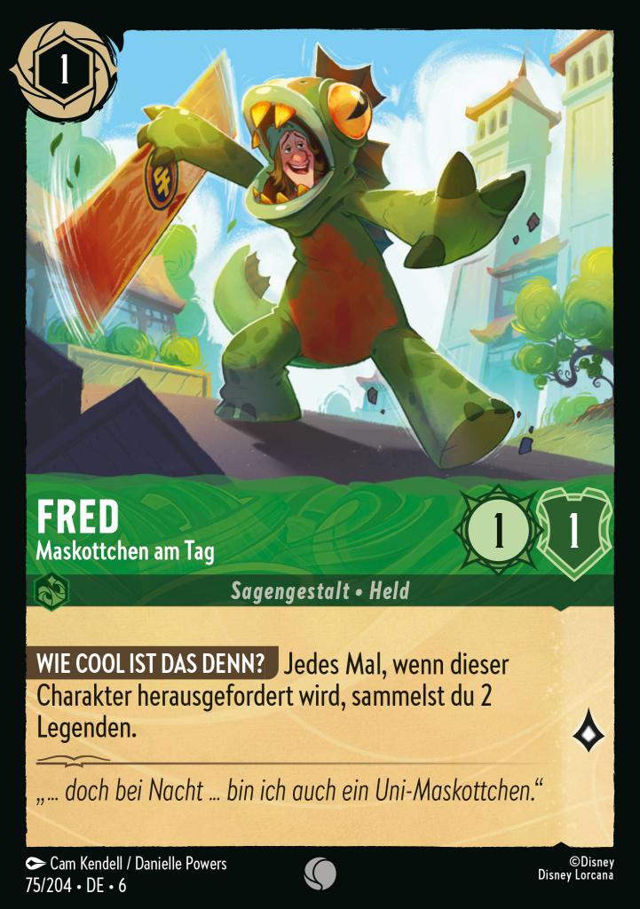 Fred - Maskottchen am Tag