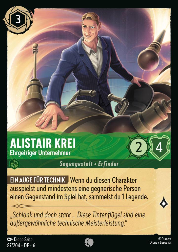 Alistair Krei - Ehrgeiziger Unternehmer