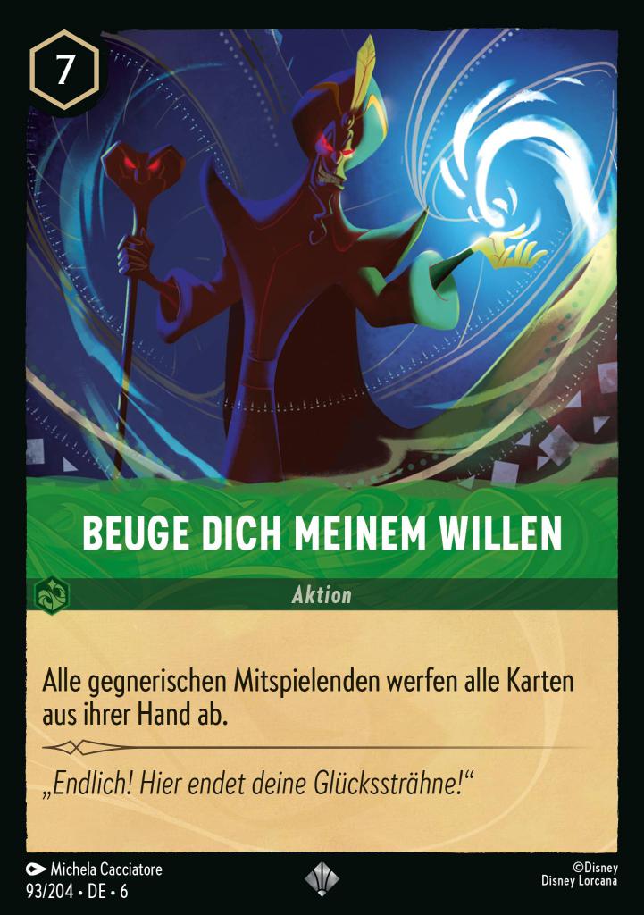 Beuge dich meinem Willen