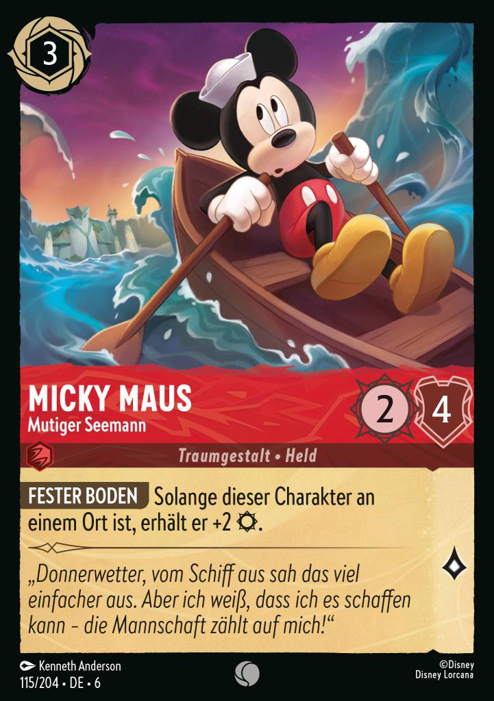 Micky Maus - Mutiger Seemann
