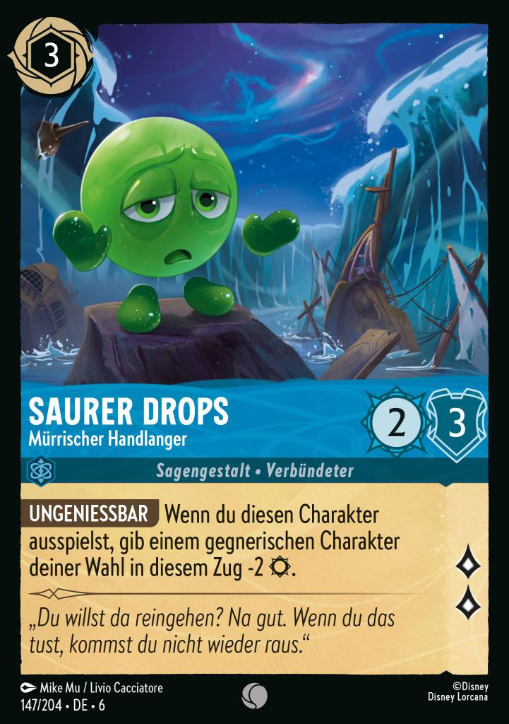 Saurer Drops - Mürrischer Handlanger