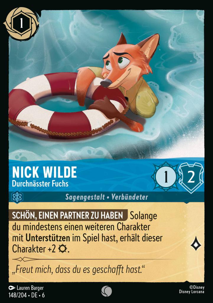 Nick Wilde - Durchnässter Fuchs