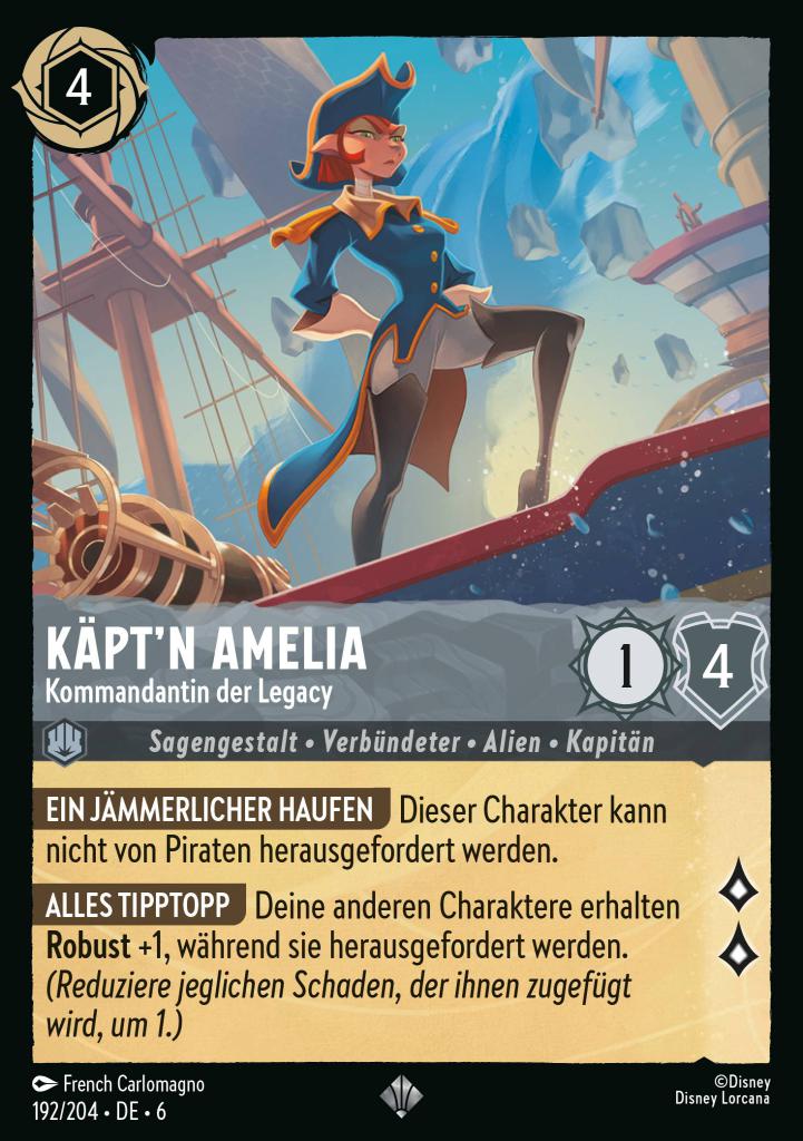 Käpt'n Amelia - Kommandantin der Legacy