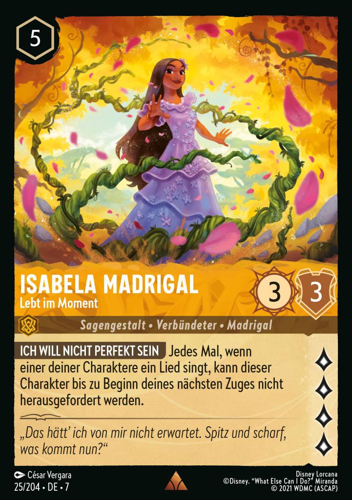 Isabela Madrigal - Lebt im Moment