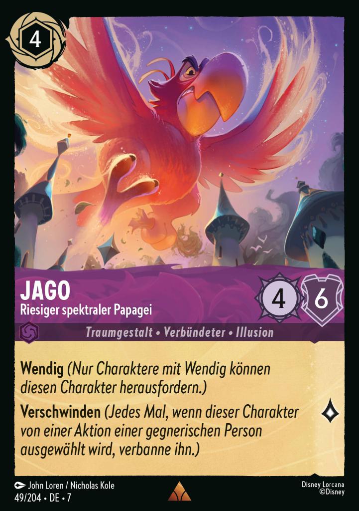 Jago - Riesiger spektraler Papagei
