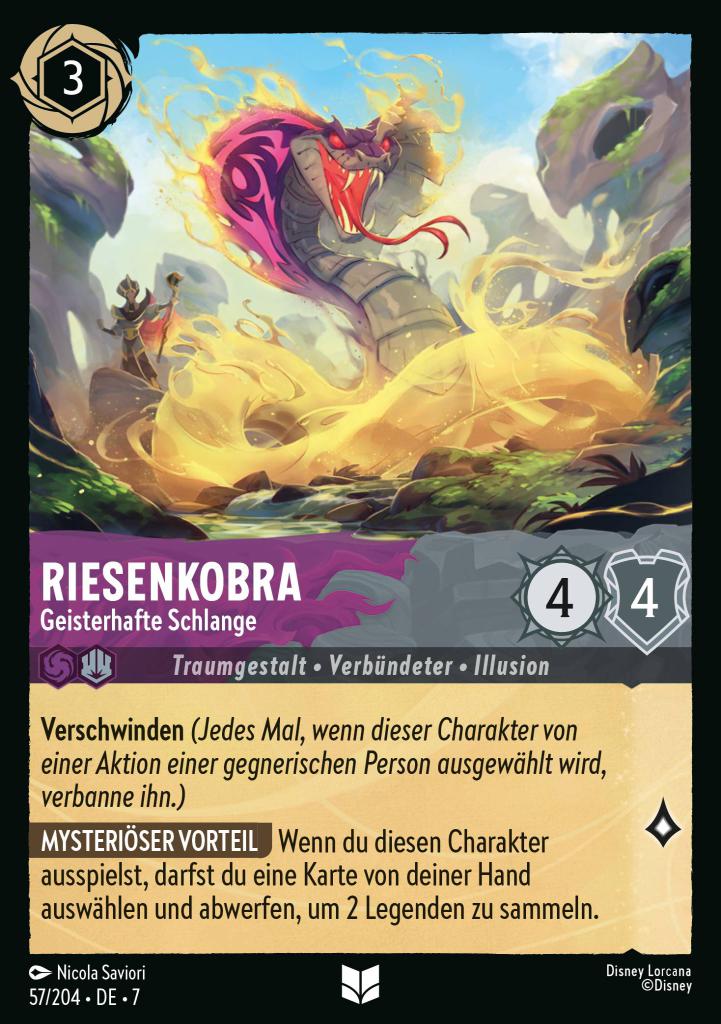 Riesenkobra - Geisterhafte Schlange