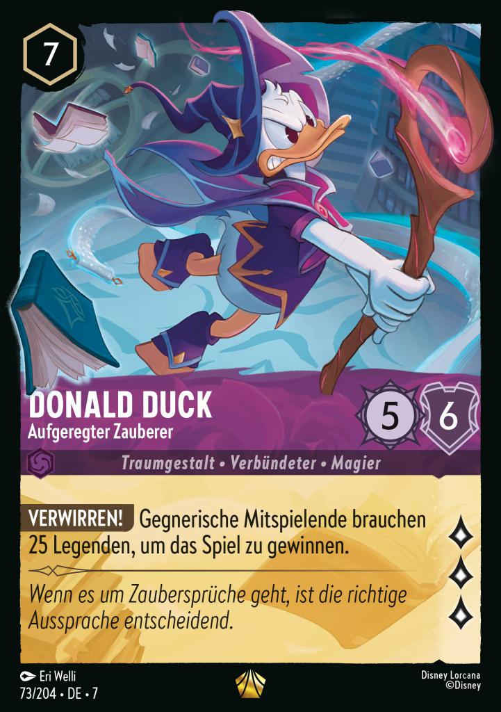 Donald Duck - Aufgeregter Zauberer