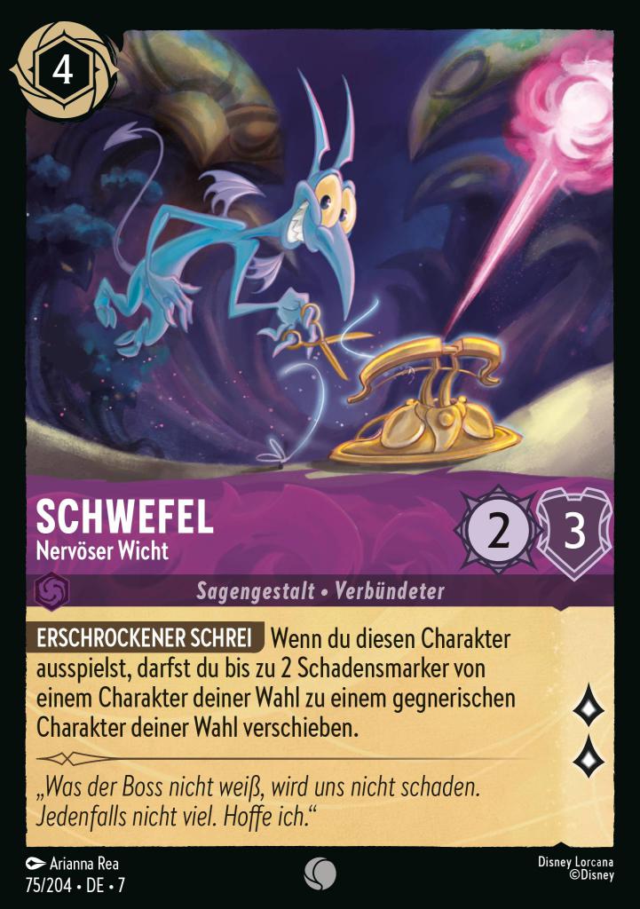 Schwefel - Nervöser Wicht