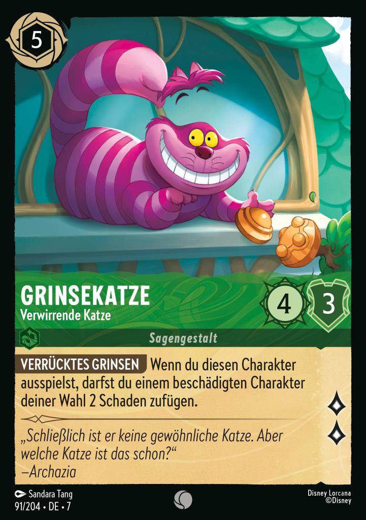 Grinsekatze - Verwirrende Katze
