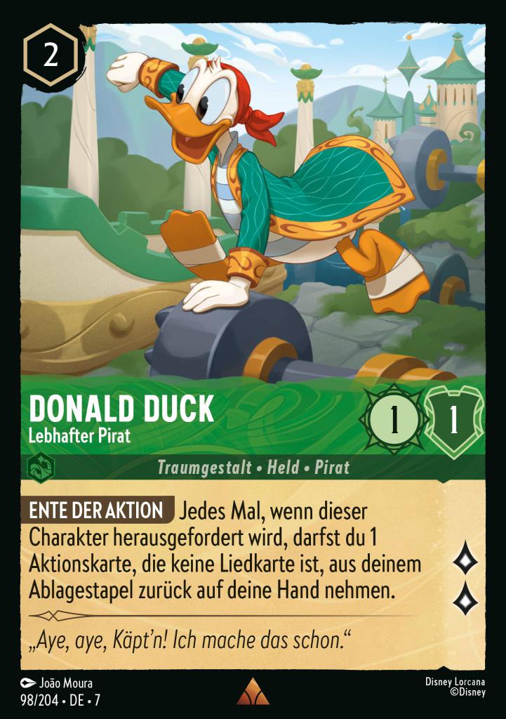 Donald Duck - Lebhafter Pirat