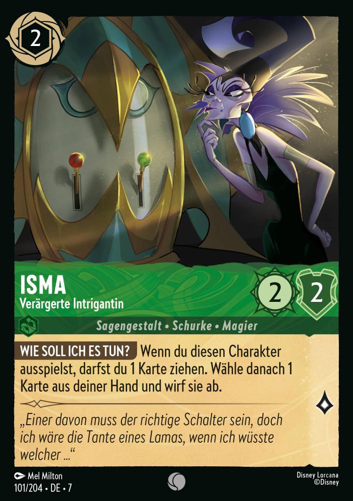 Isma - Verärgerte Intrigantin