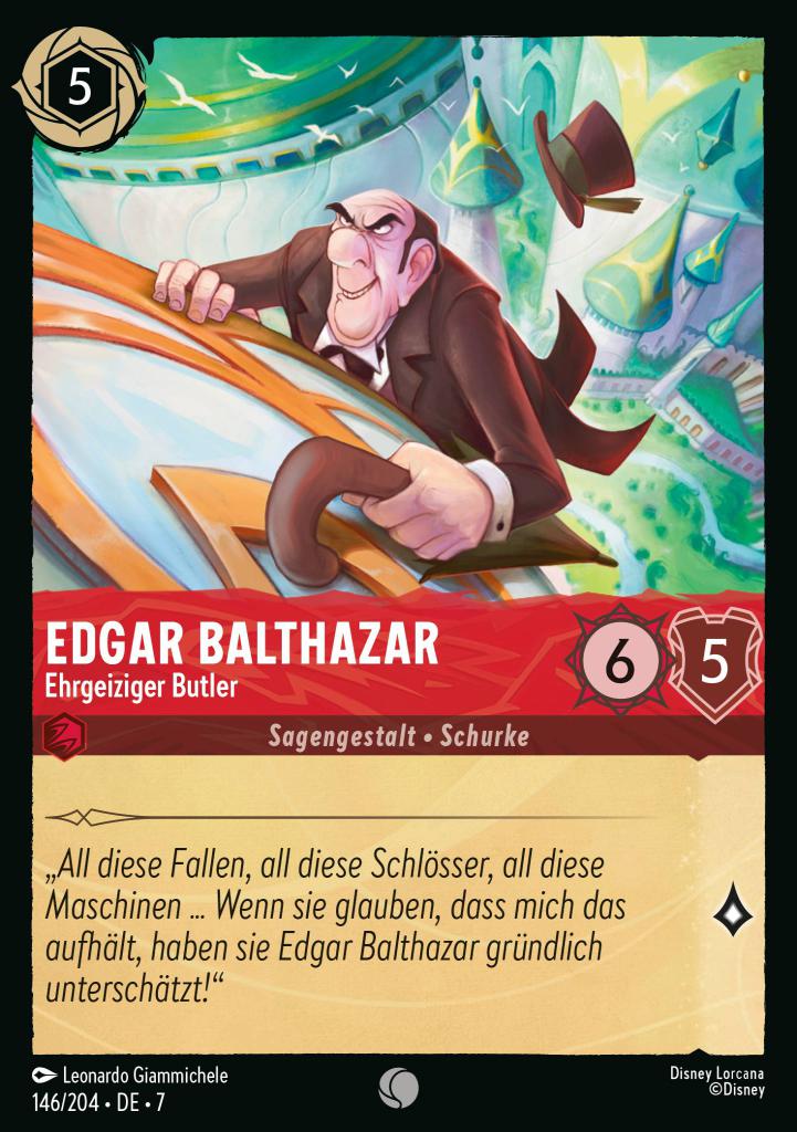 Edgar Balthazar - Ehrgeiziger Butler