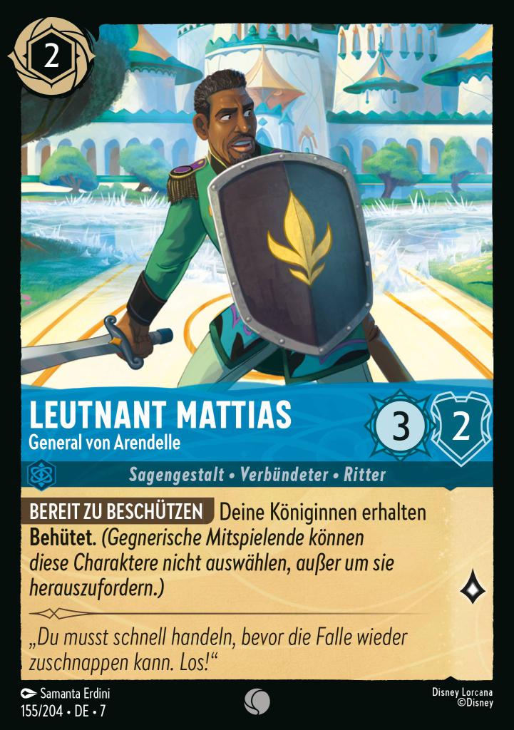 Leutnant Mattias - General von Arendelle