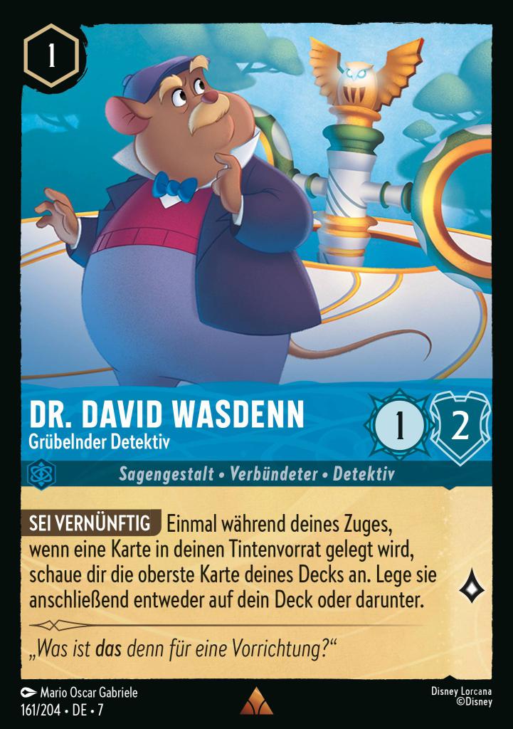 Dr. David Wasdenn - Grübelnder Detektiv