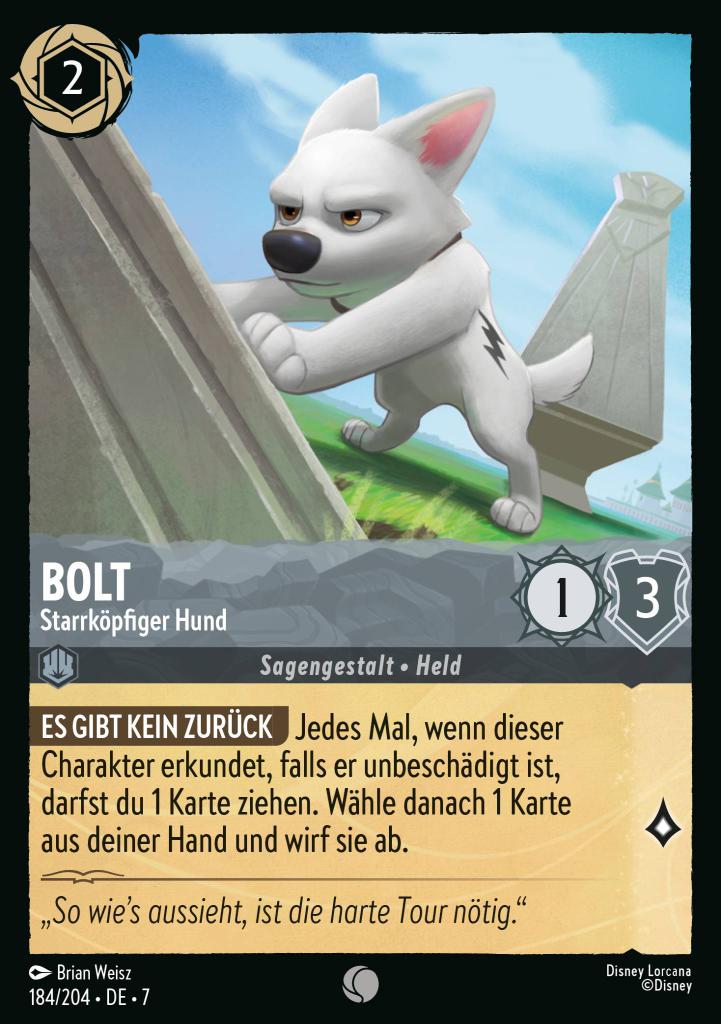 Bolt - Starrköpfiger Hund