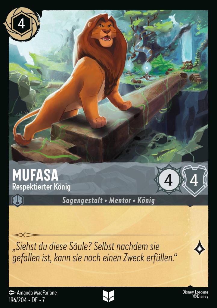 Mufasa - Respektierter König
