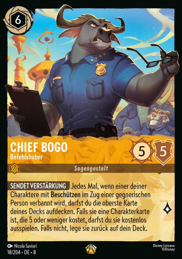 Chief Bogo - Befehlshaber