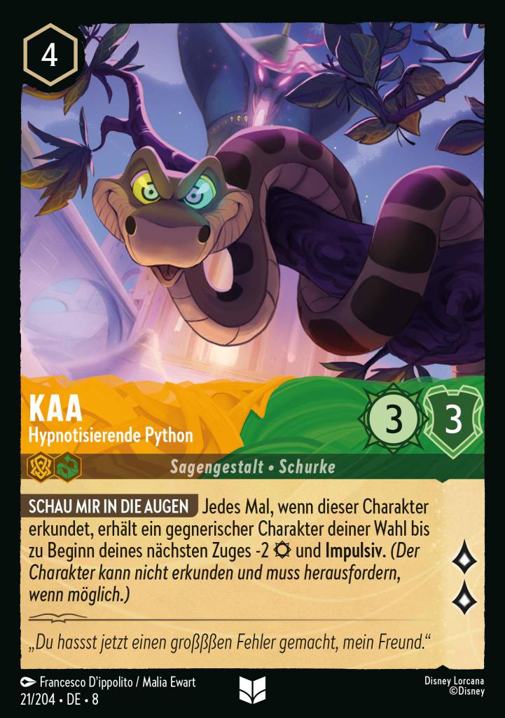 Kaa - Hypnotisierende Python