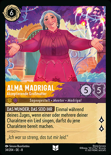 Alma Madrigal - Akzeptierende Großmutter