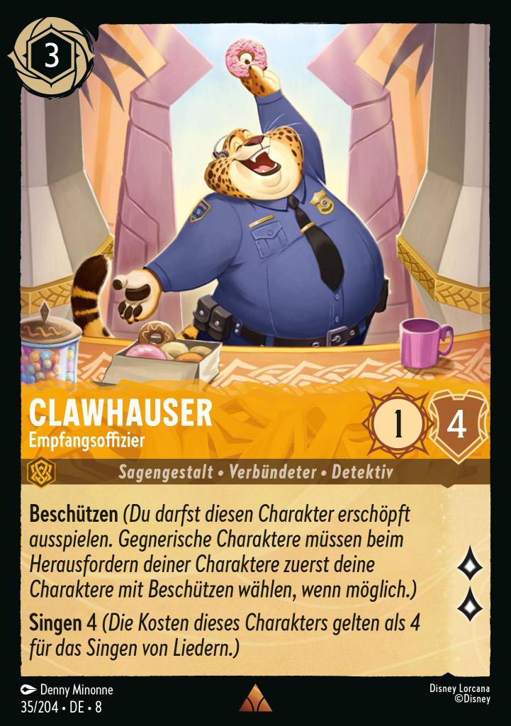 Clawhauser - Empfangsoffizier
