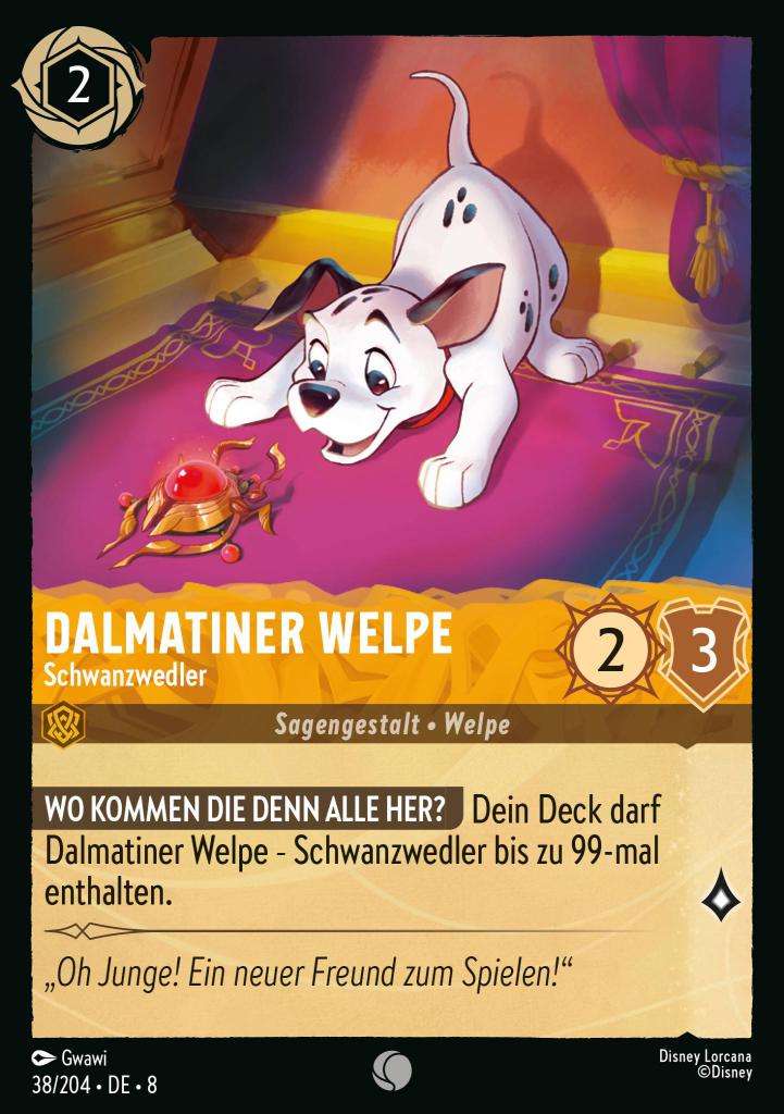 Dalmatiner Welpe - Schwanzwedler