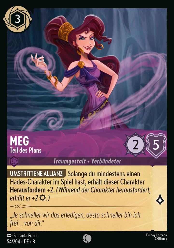 Meg - Teil des Plans