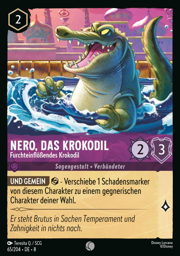 Nero, das Krokodil - Furchteinflößendes Krokodil