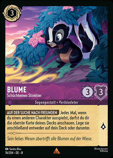 Blume - Schüchternes Stinktier