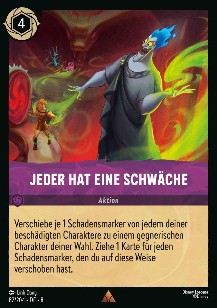 Jeder hat eine Schwäche