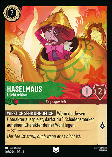 Haselmaus - Leicht reizbar