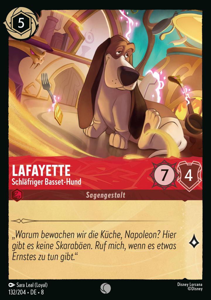 Lafayette - Schläfriger Basset-Hund