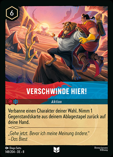 Verschwinde hier!