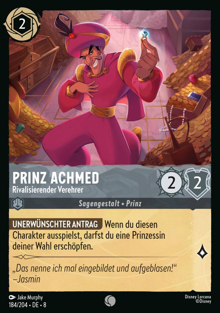 Prinz Achmed - Rivalisierender Verehrer