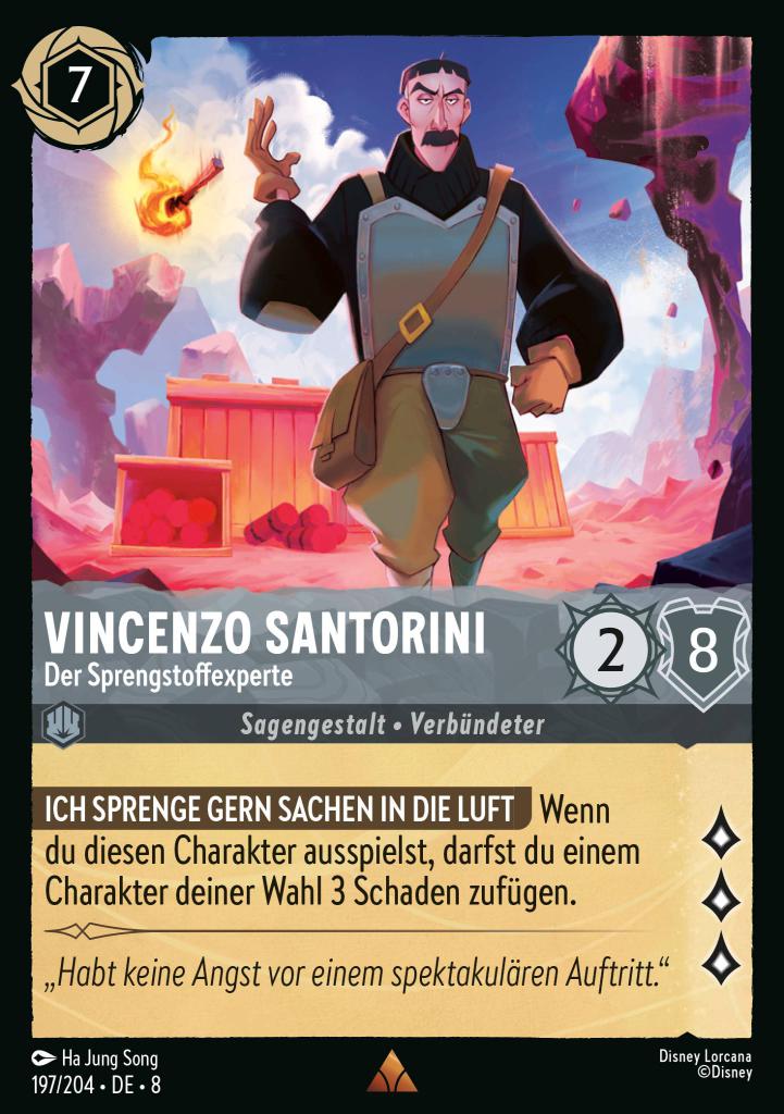 Vincenzo Santorini - Der Sprengstoffexperte