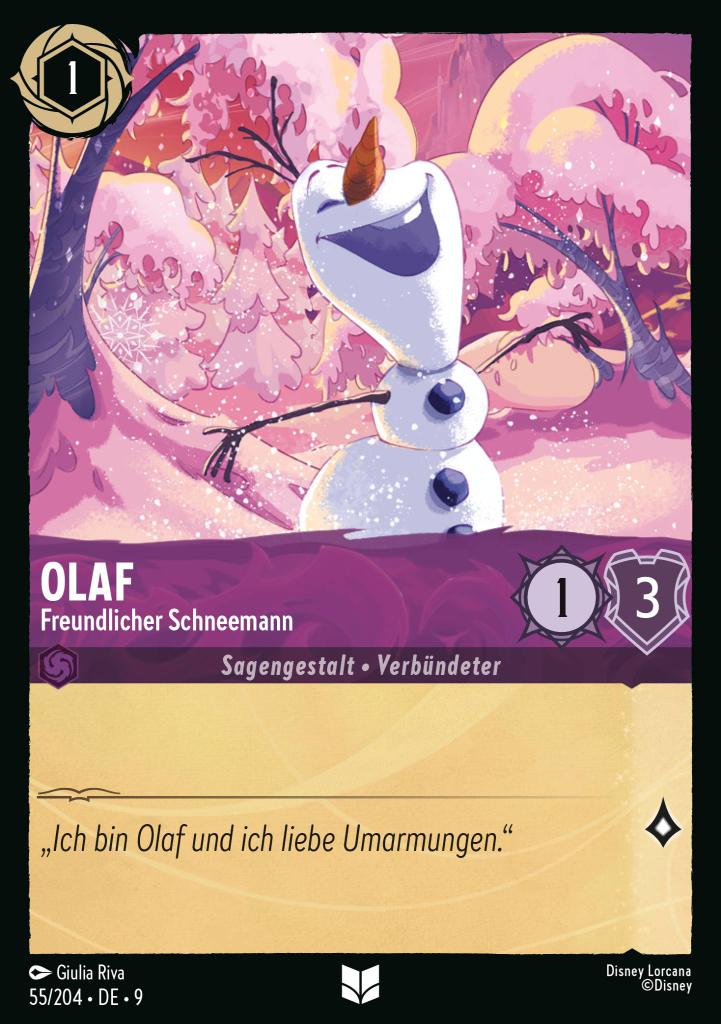 Olaf - Freundlicher Schneemann