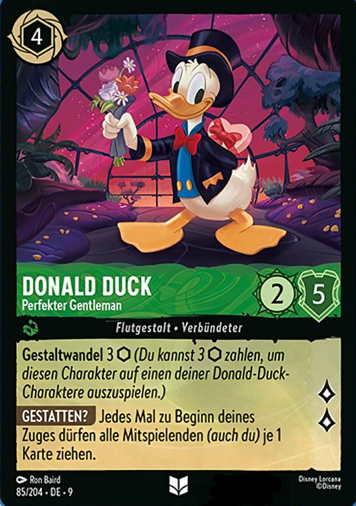 Donald Duck - Perfekter Gentleman