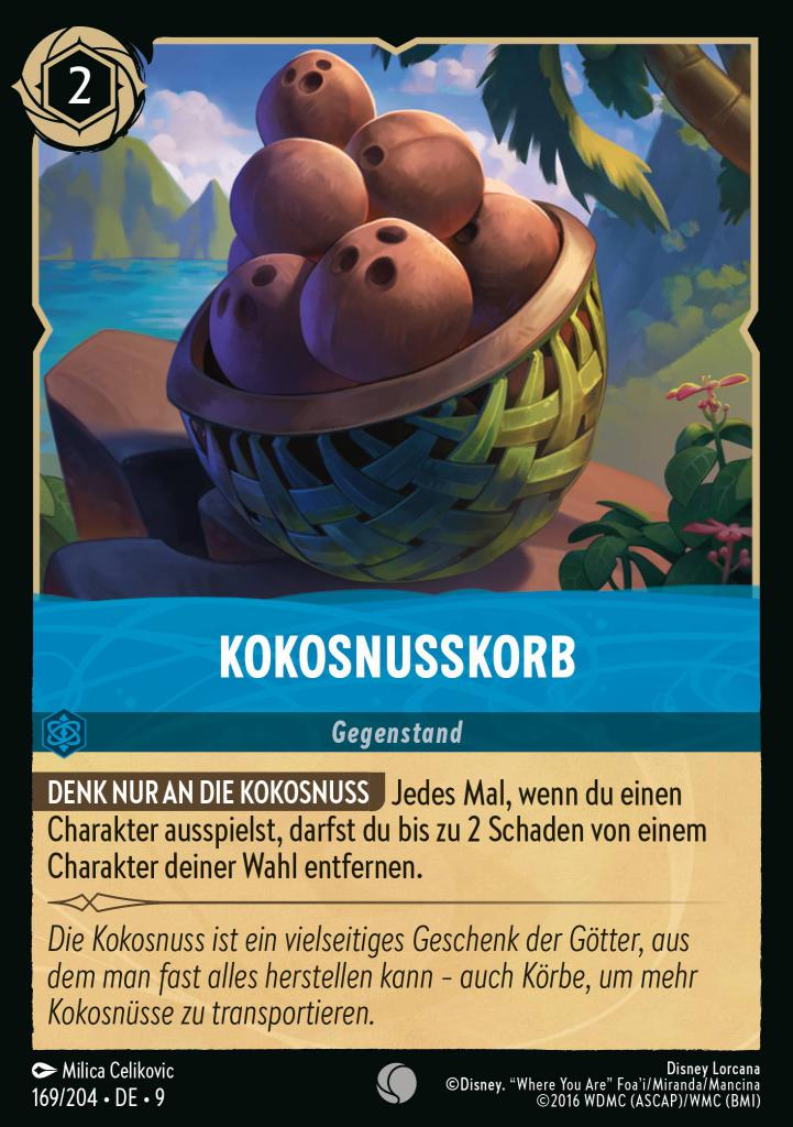 Kokosnusskorb