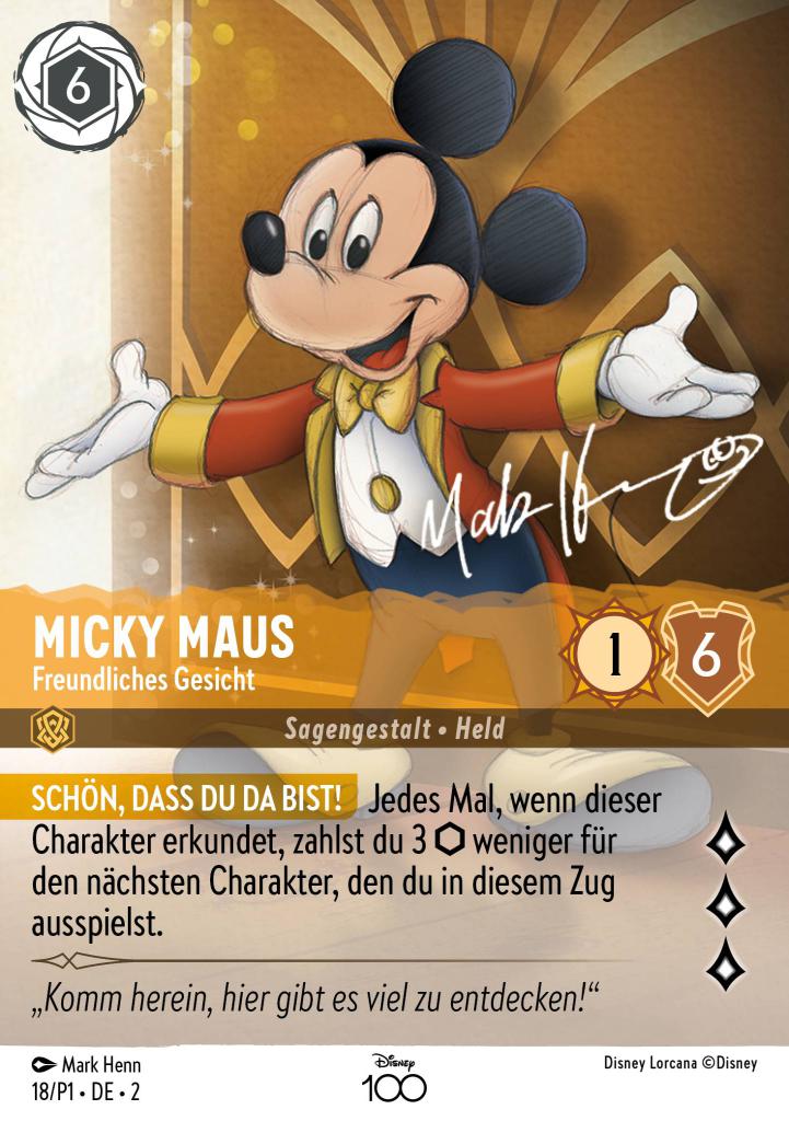 Micky Maus - Freundliches Gesicht