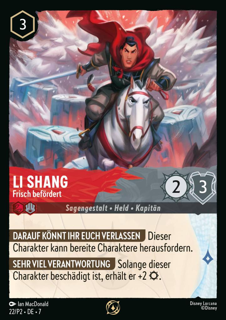 Li Shang - Frisch befördert