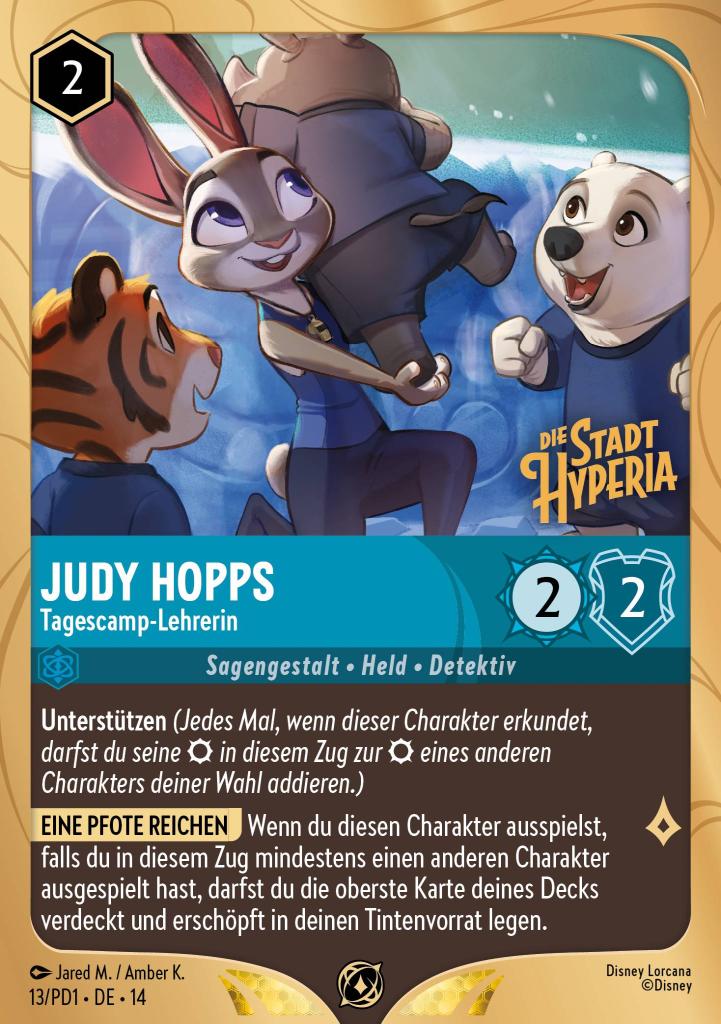 Judy Hopps - Tagescamp-Lehrerin