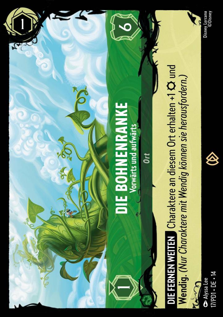 Die Bohnenranke - Vorwärts und aufwärts