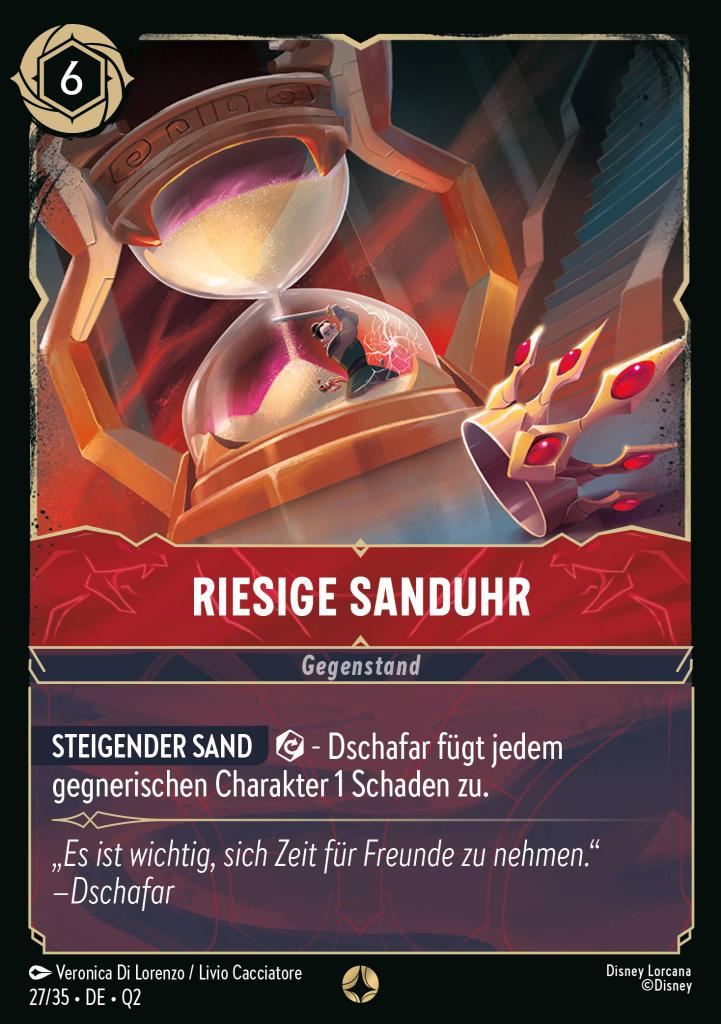 Riesige Sanduhr