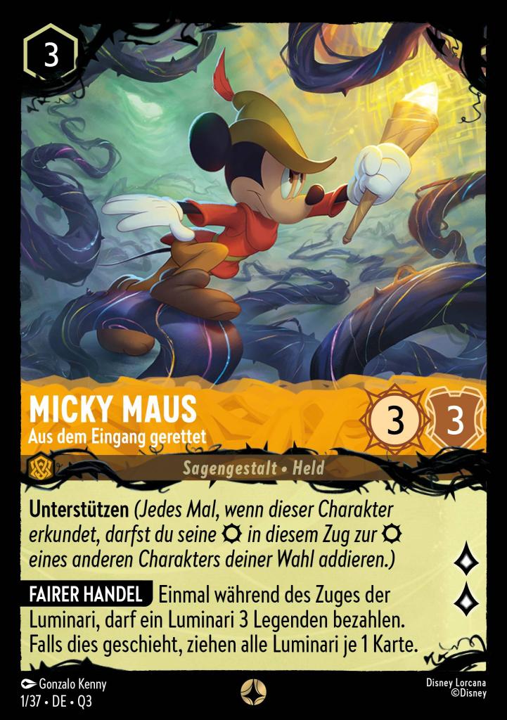 Micky Maus - Aus dem Eingang gerettet