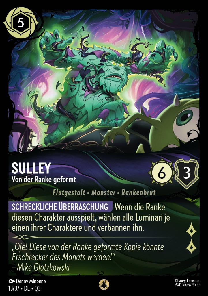 Sulley - Von der Ranke geformt
