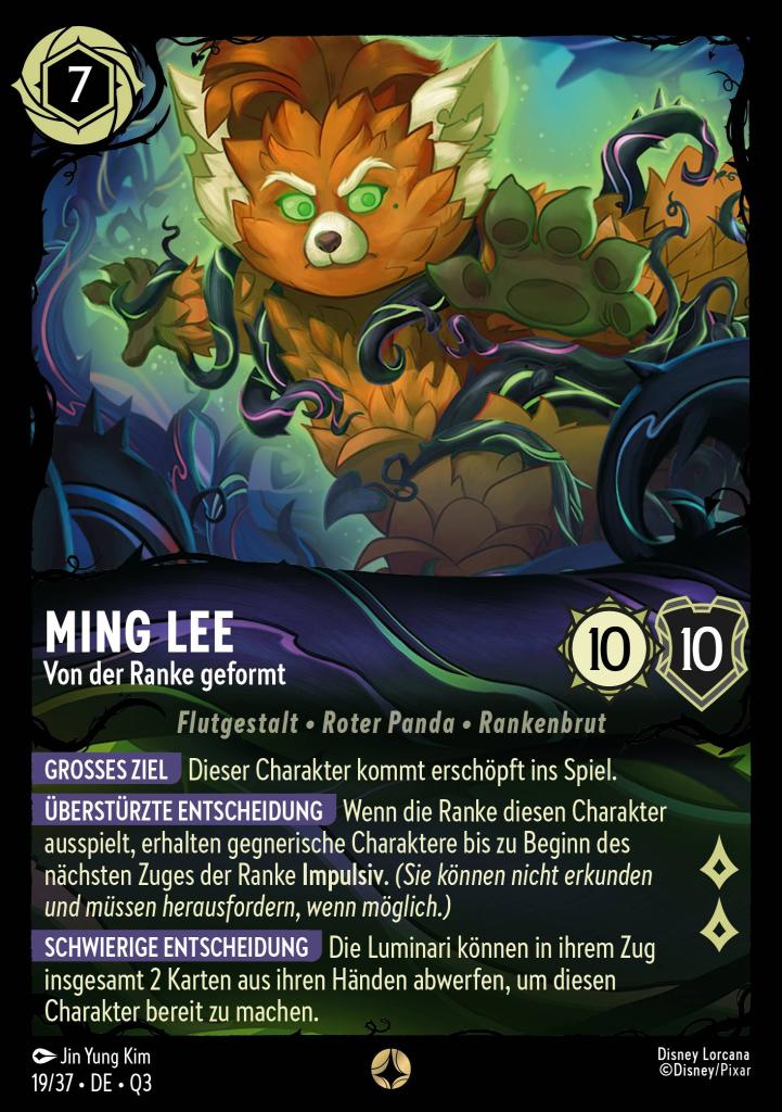 Ming Lee - Von der Ranke geformt